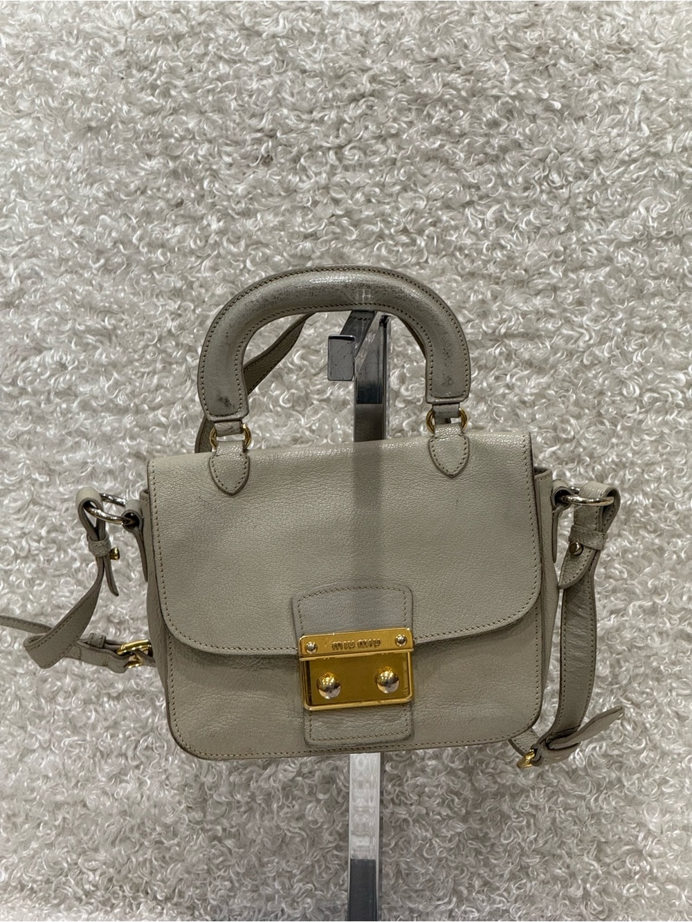 MIU MIU Leather Crossbody Bag